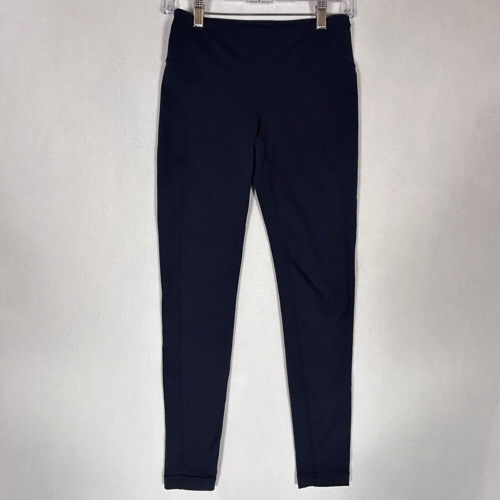 Athleta Womens Small Leggings Blue Activewear Athletic Pull On Yoga Gym Run